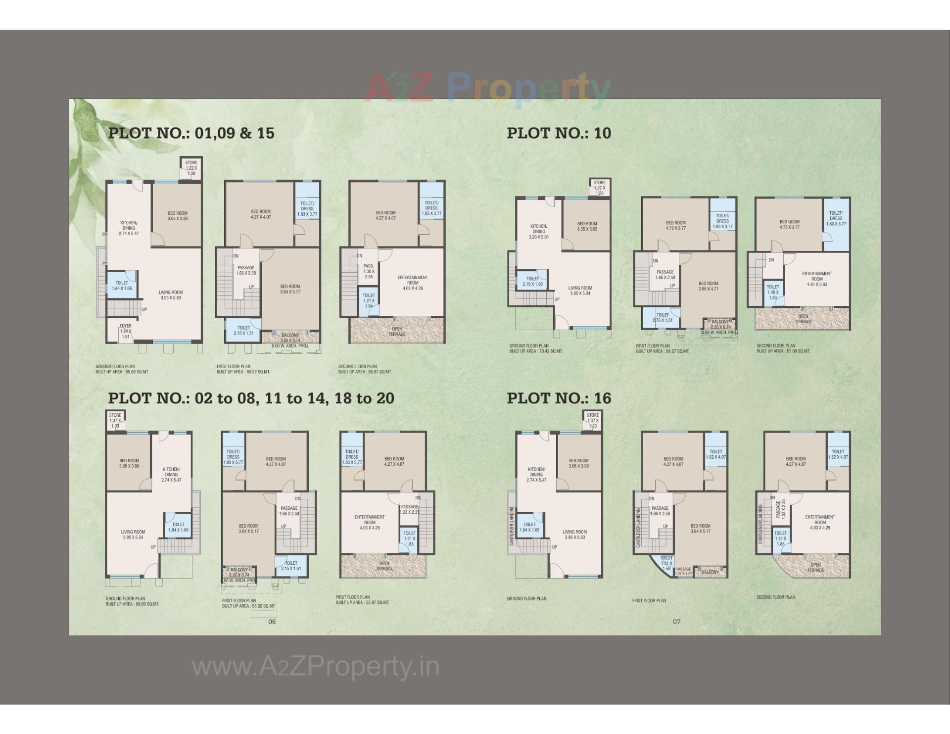 Layout of real estate project Courtyard Luxuria located at Sevasi, Vadodara, Gujarat