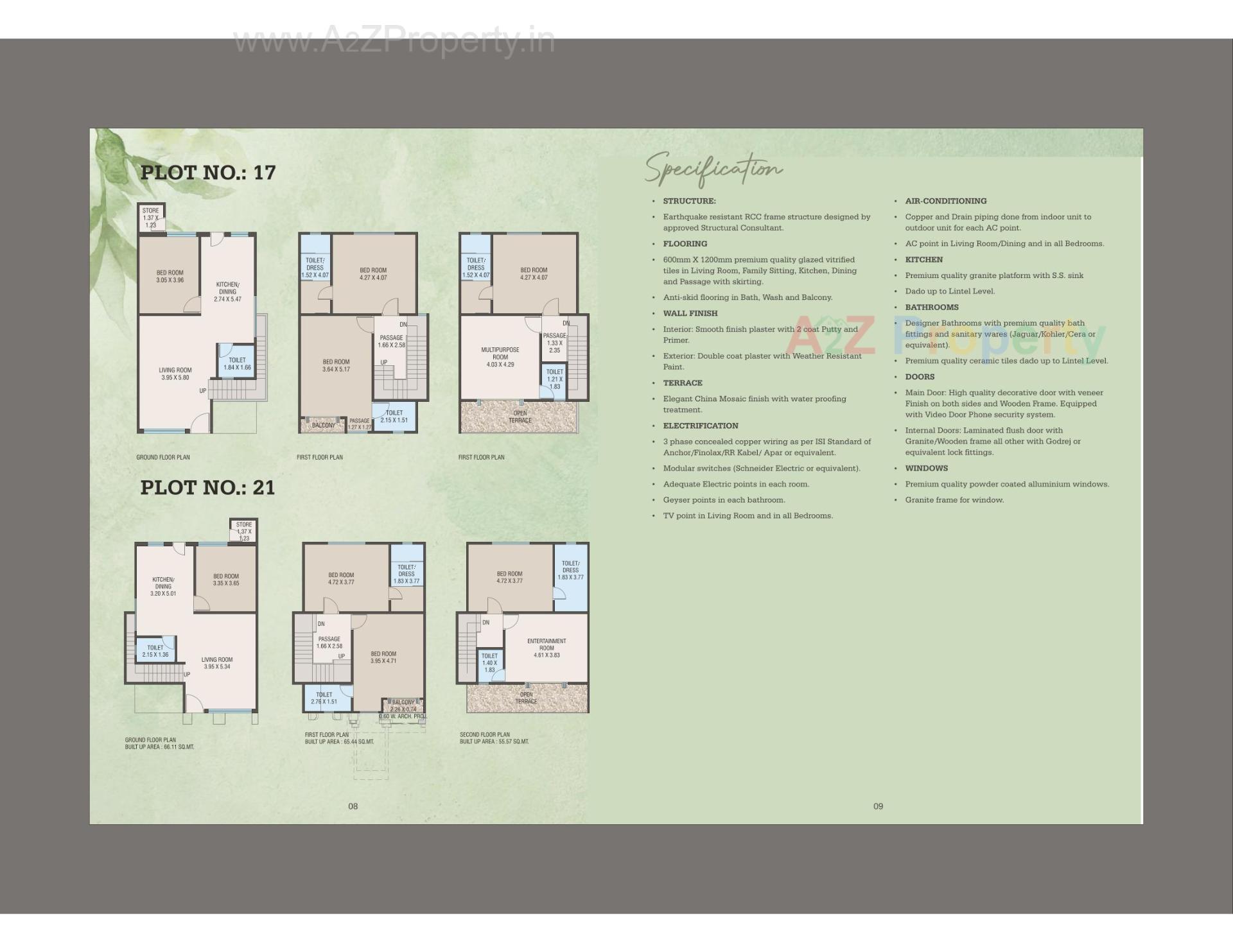 Layout of real estate project Courtyard Luxuria located at Sevasi, Vadodara, Gujarat