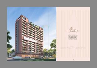 Elevation of real estate project Courtyard Regalia located at Bhayli, Vadodara, Gujarat