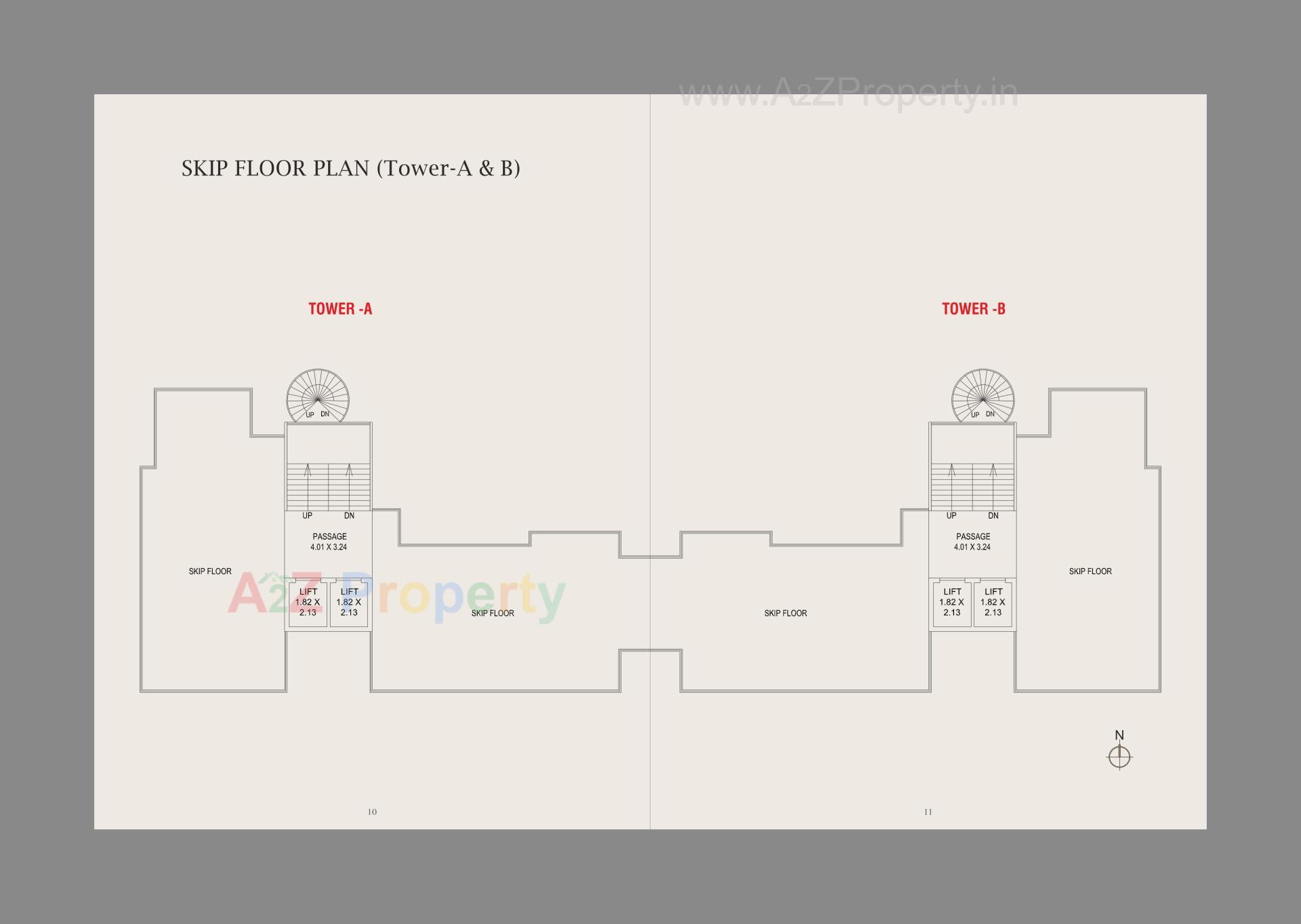 Layout of real estate project Courtyard Regalia located at Bhayli, Vadodara, Gujarat