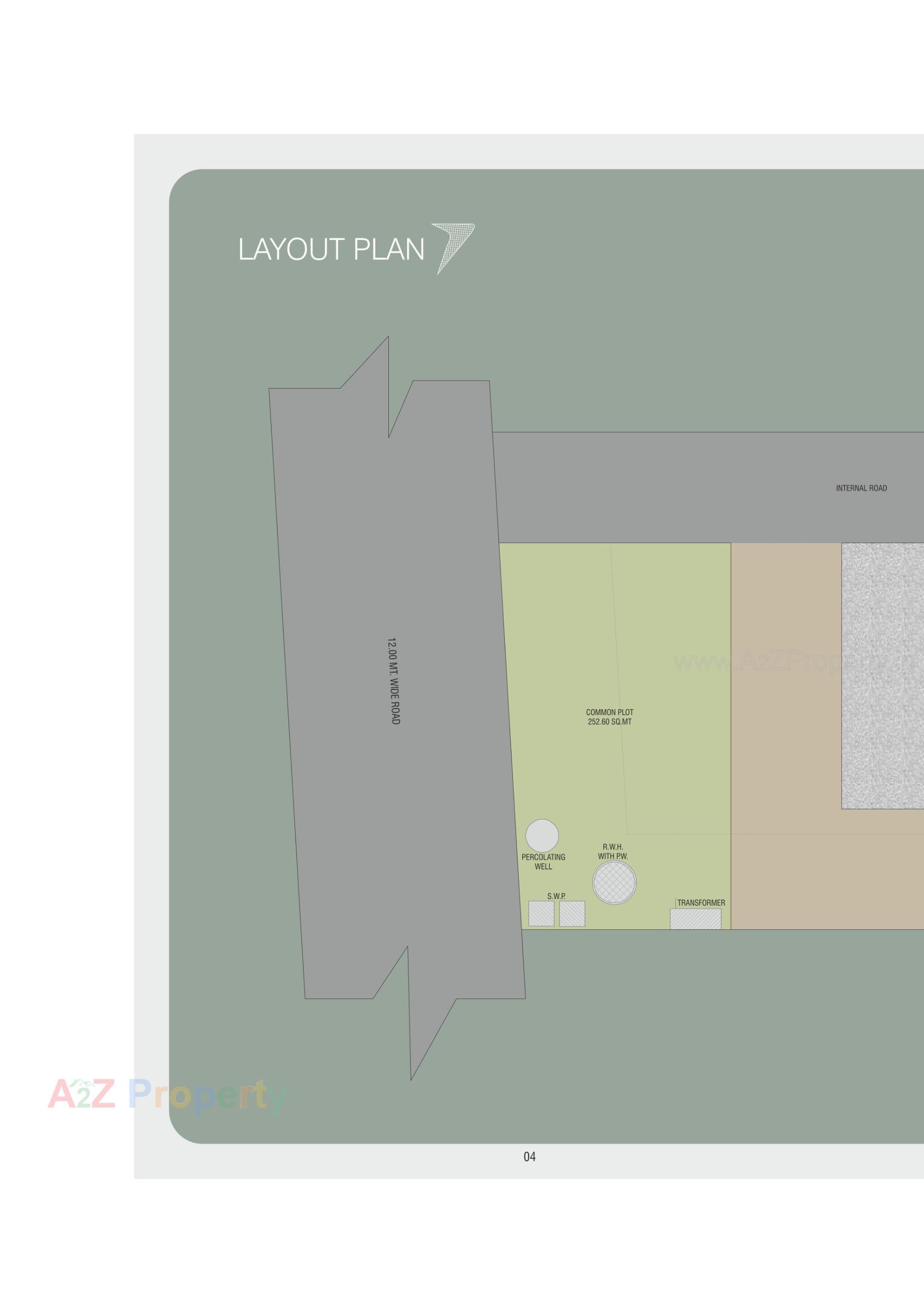 Layout of real estate project Crest   X located at Bhayli, Vadodara, Gujarat