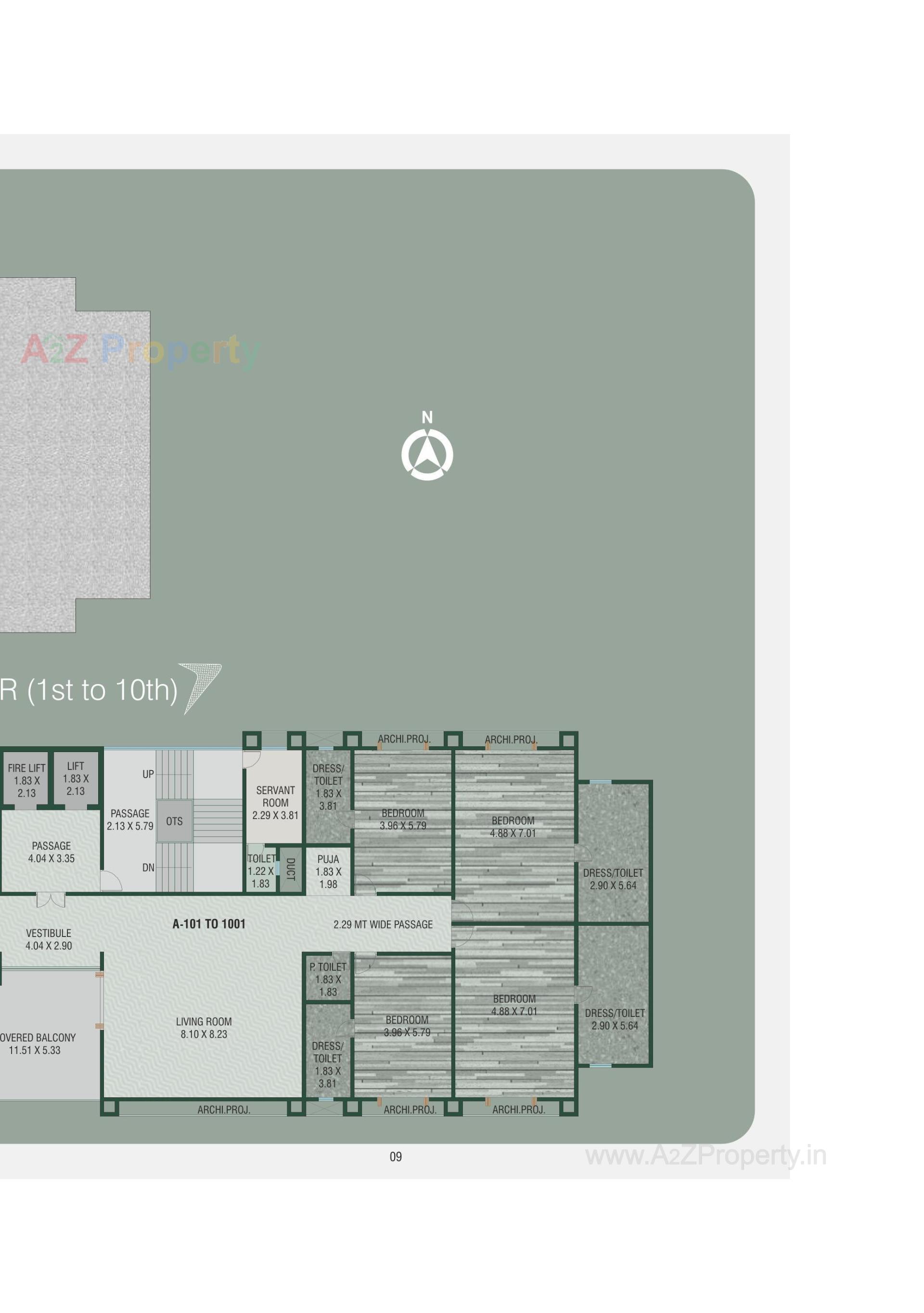 Layout of real estate project Crest   X located at Bhayli, Vadodara, Gujarat
