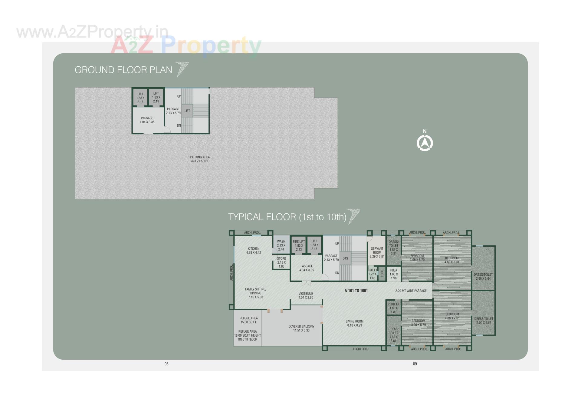 Layout of real estate project Crest   X located at Bhayli, Vadodara, Gujarat