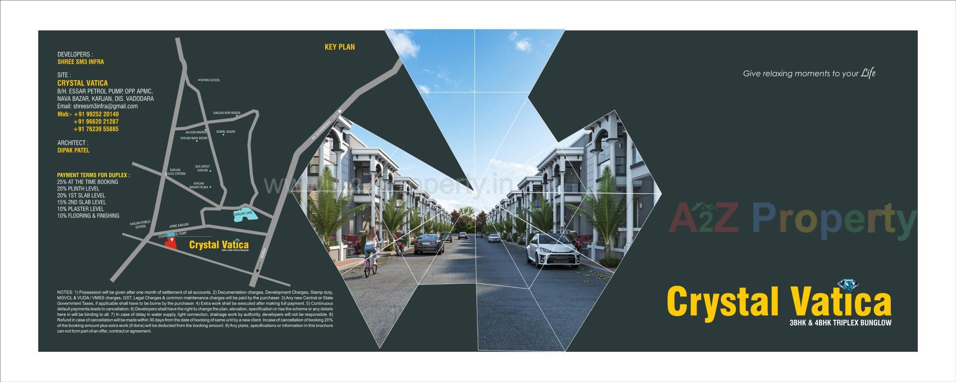  of real estate project Crystal Vatica located at Karjan, Vadodara, Gujarat