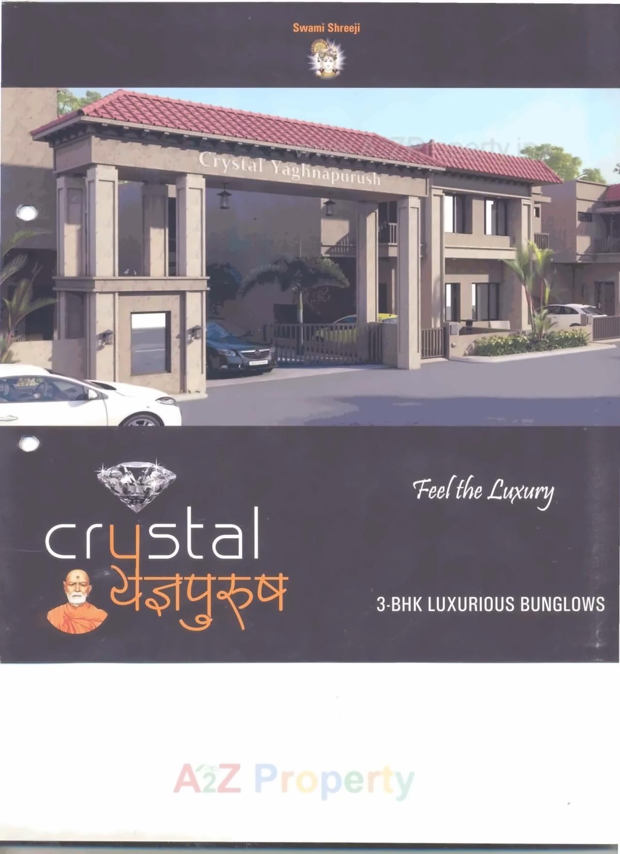 3D Elevation of real estate project Crystal Yaghnapurush located at Gotri, Vadodara, Gujarat