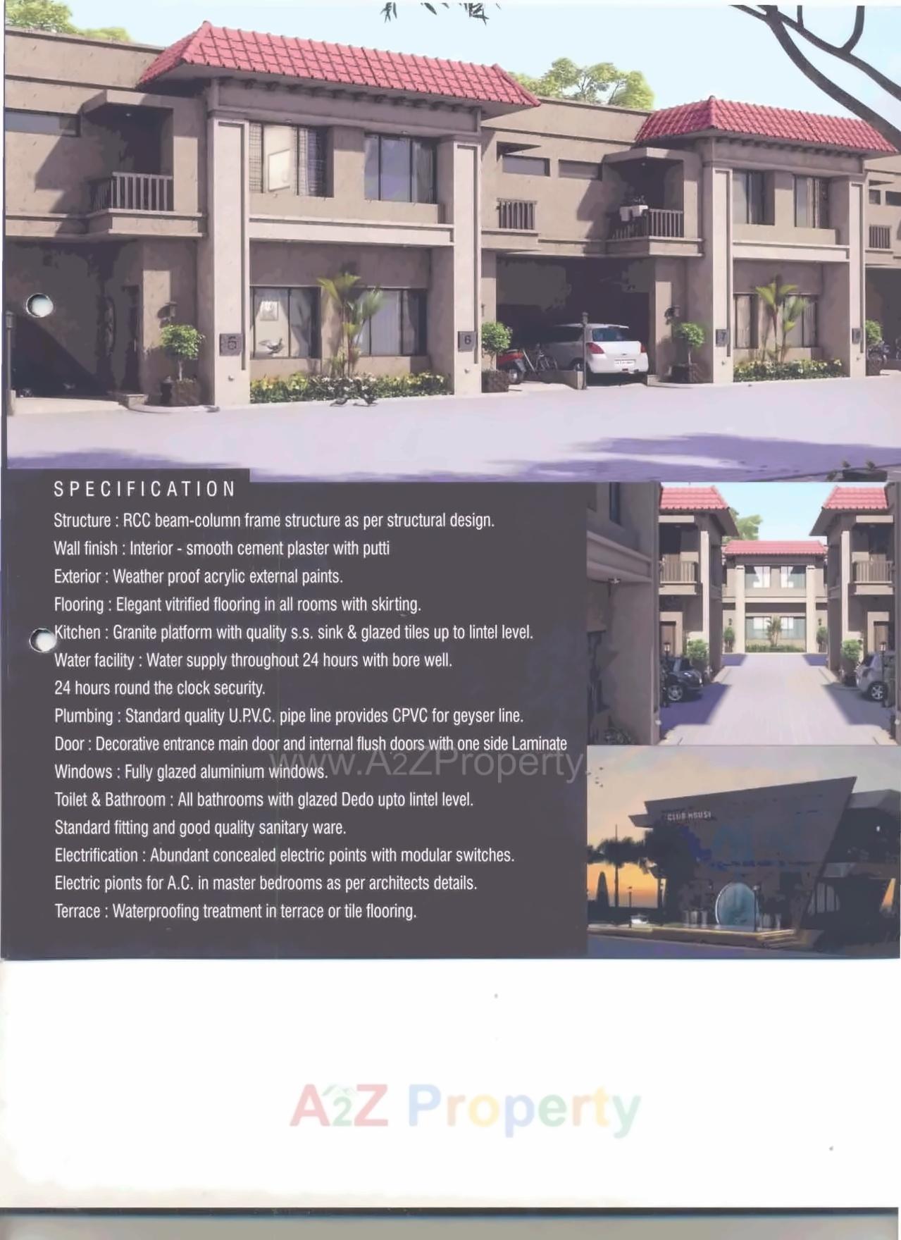 3D Elevation of real estate project Crystal Yaghnapurush located at Gotri, Vadodara, Gujarat