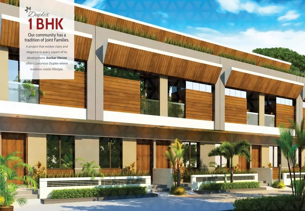 3D Elevation of real estate project Darbar Elecon located at Hetampura, Vadodara, Gujarat