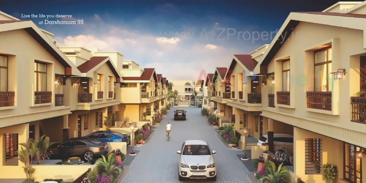 3D Elevation of real estate project Darshanam located at Sama, Vadodara, Gujarat