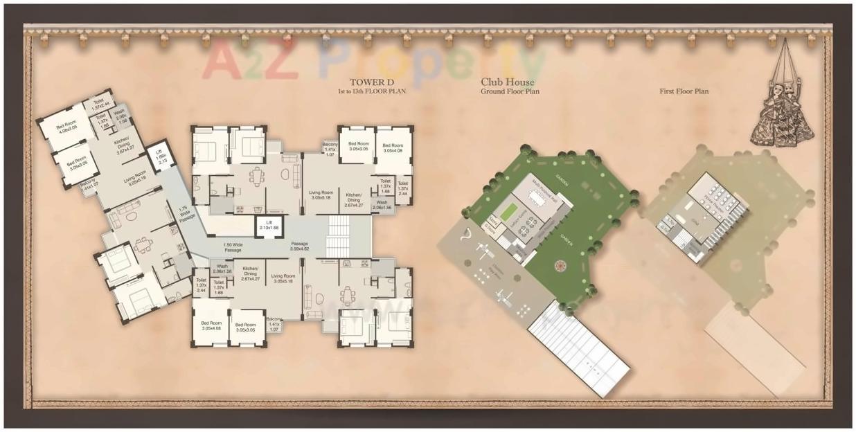 Layout of real estate project Darshanam Aagman located at Danteshwar, Vadodara, Gujarat