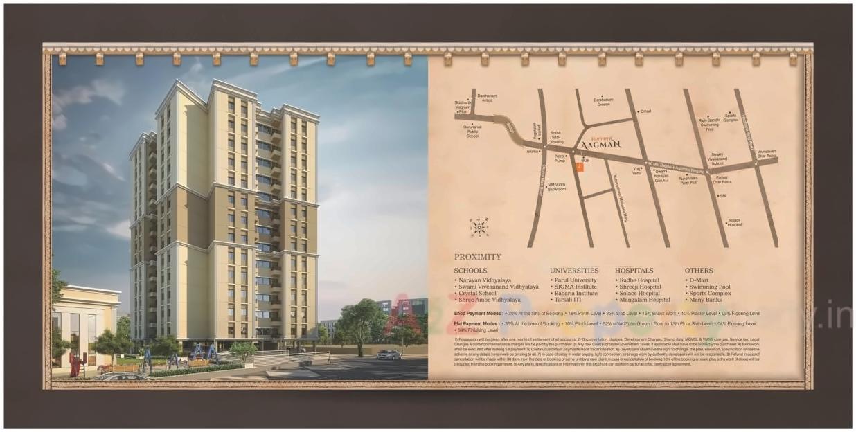  of real estate project Darshanam Aagman located at Danteshwar, Vadodara, Gujarat