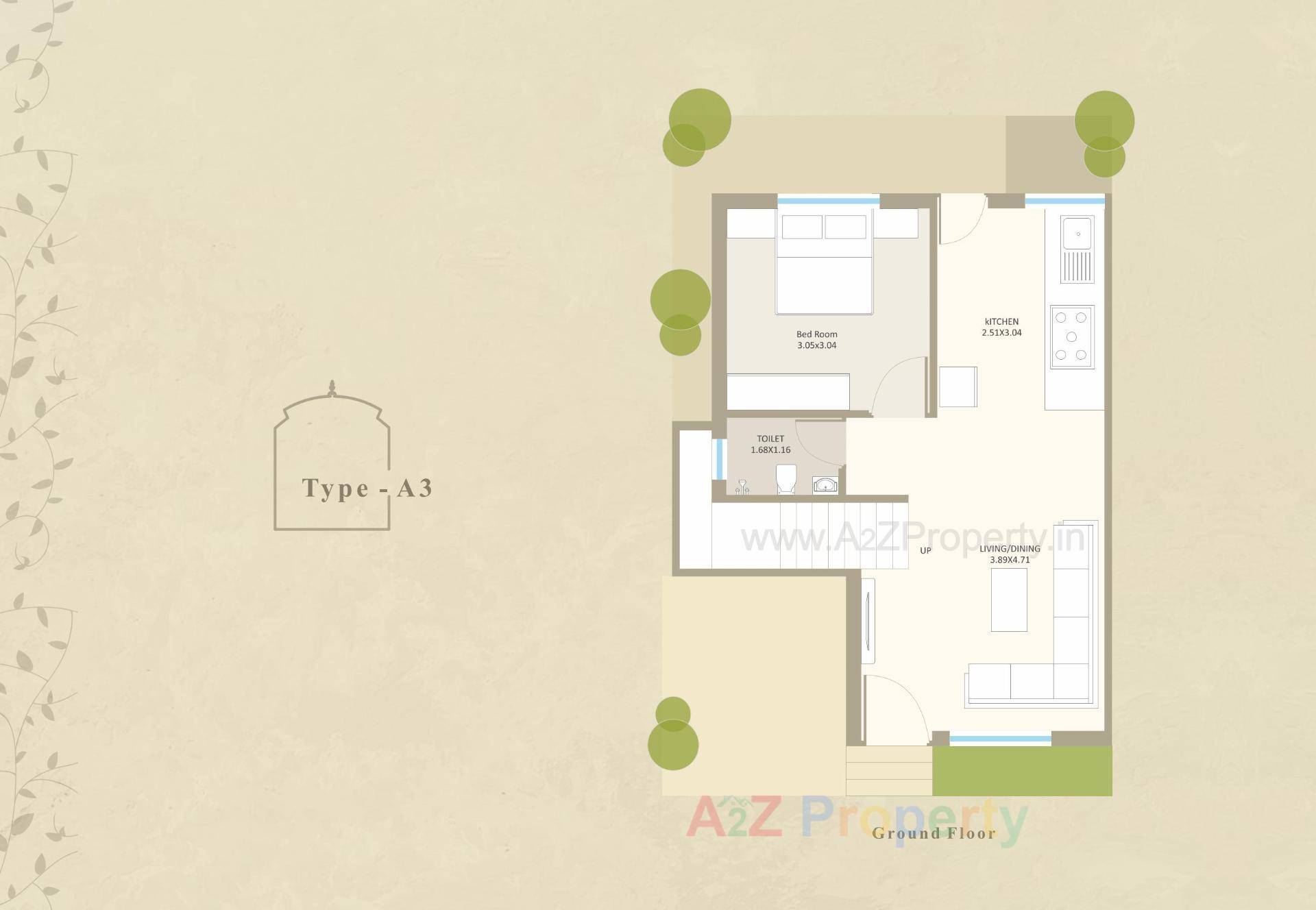 Layout of real estate project Darshanam Aangan located at Tarsali, Vadodara, Gujarat