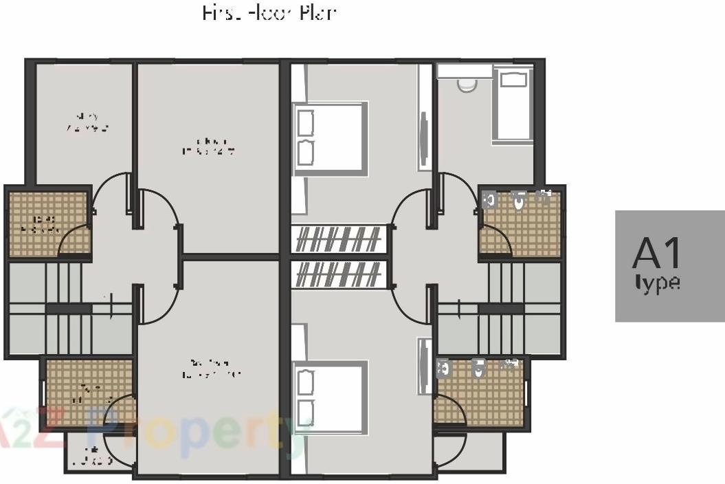 Layout of real estate project Darshanam Antilia located at Kapurai, Vadodara, Gujarat