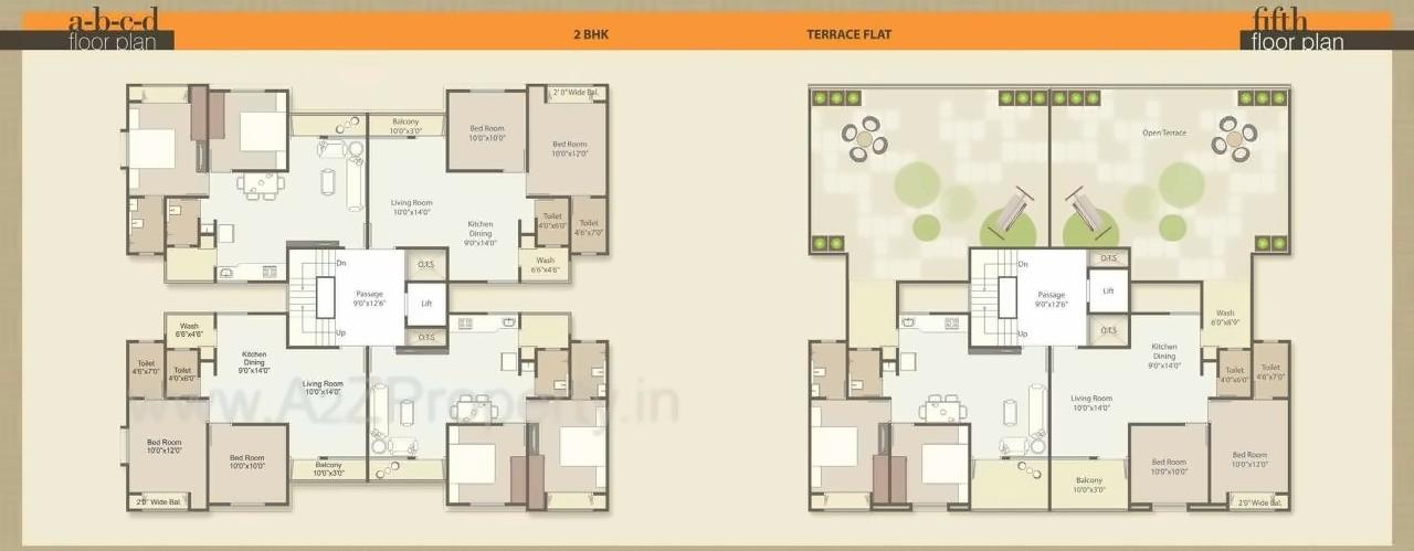 Layout of real estate project Darshanam Avenue located at Kasba, Vadodara, Gujarat