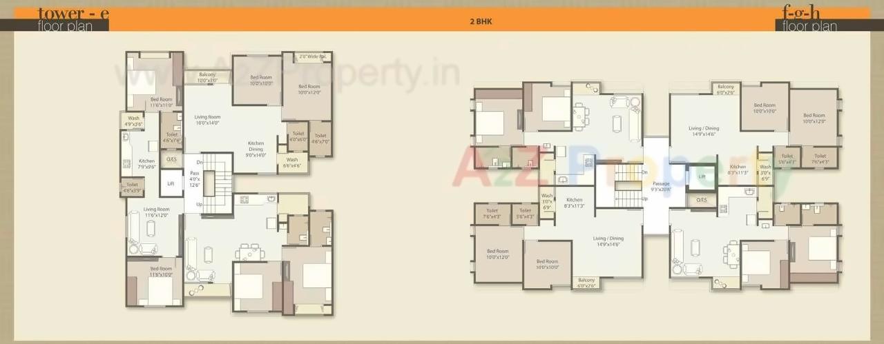 Layout of real estate project Darshanam Avenue located at Kasba, Vadodara, Gujarat