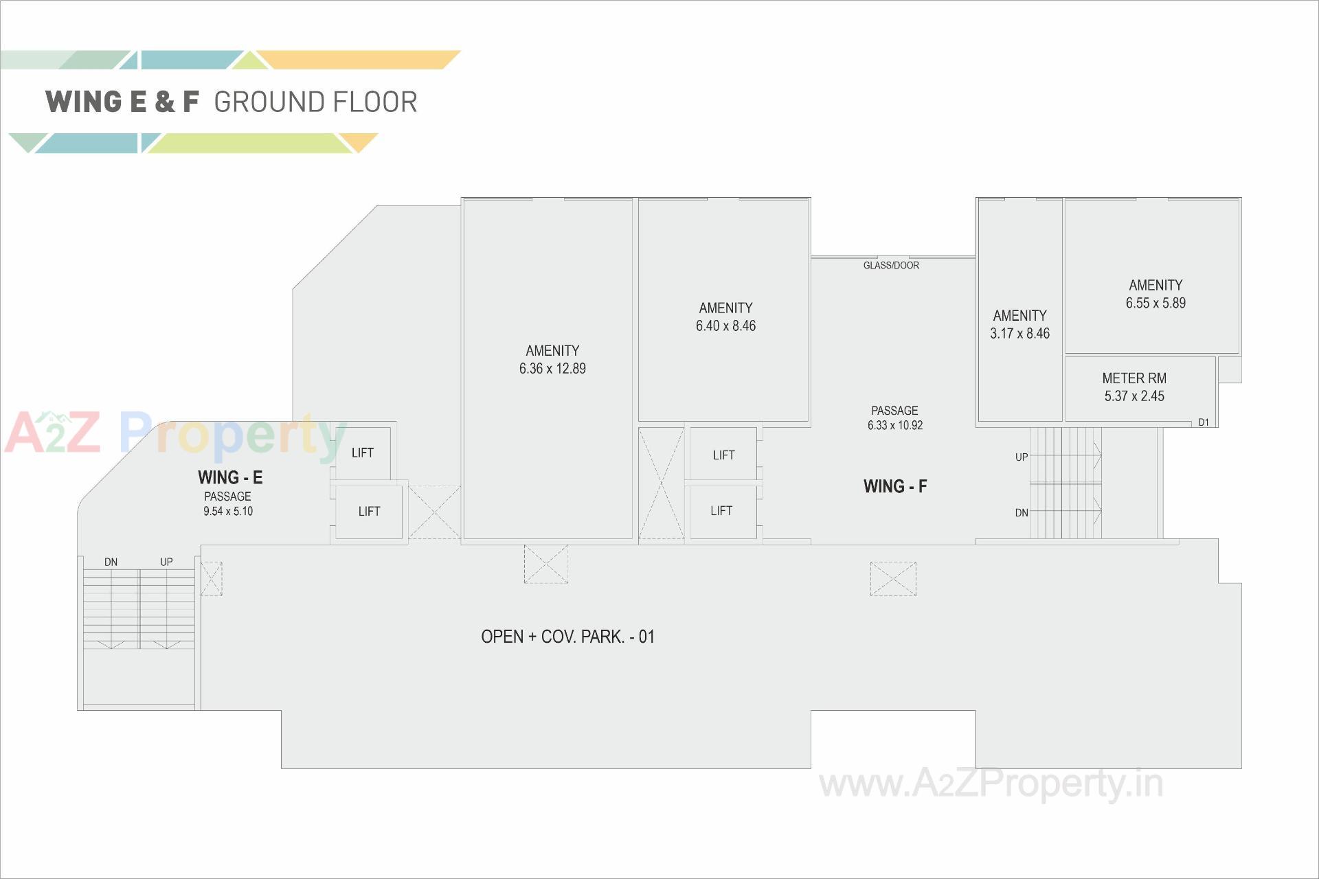 Layout of real estate project Darshanam Bliss located at Vadodara, Vadodara, Gujarat