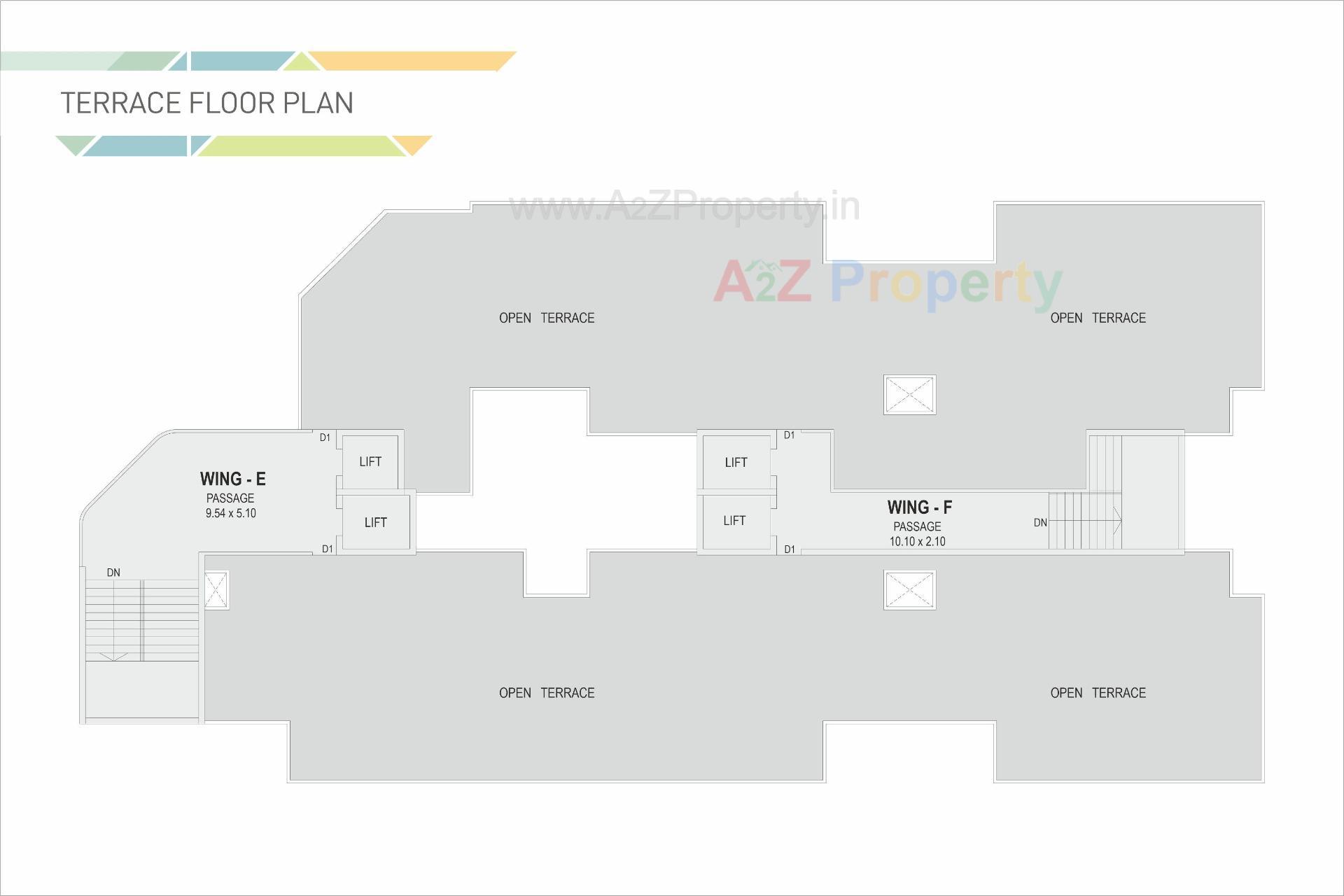 Layout of real estate project Darshanam Bliss located at Vadodara, Vadodara, Gujarat