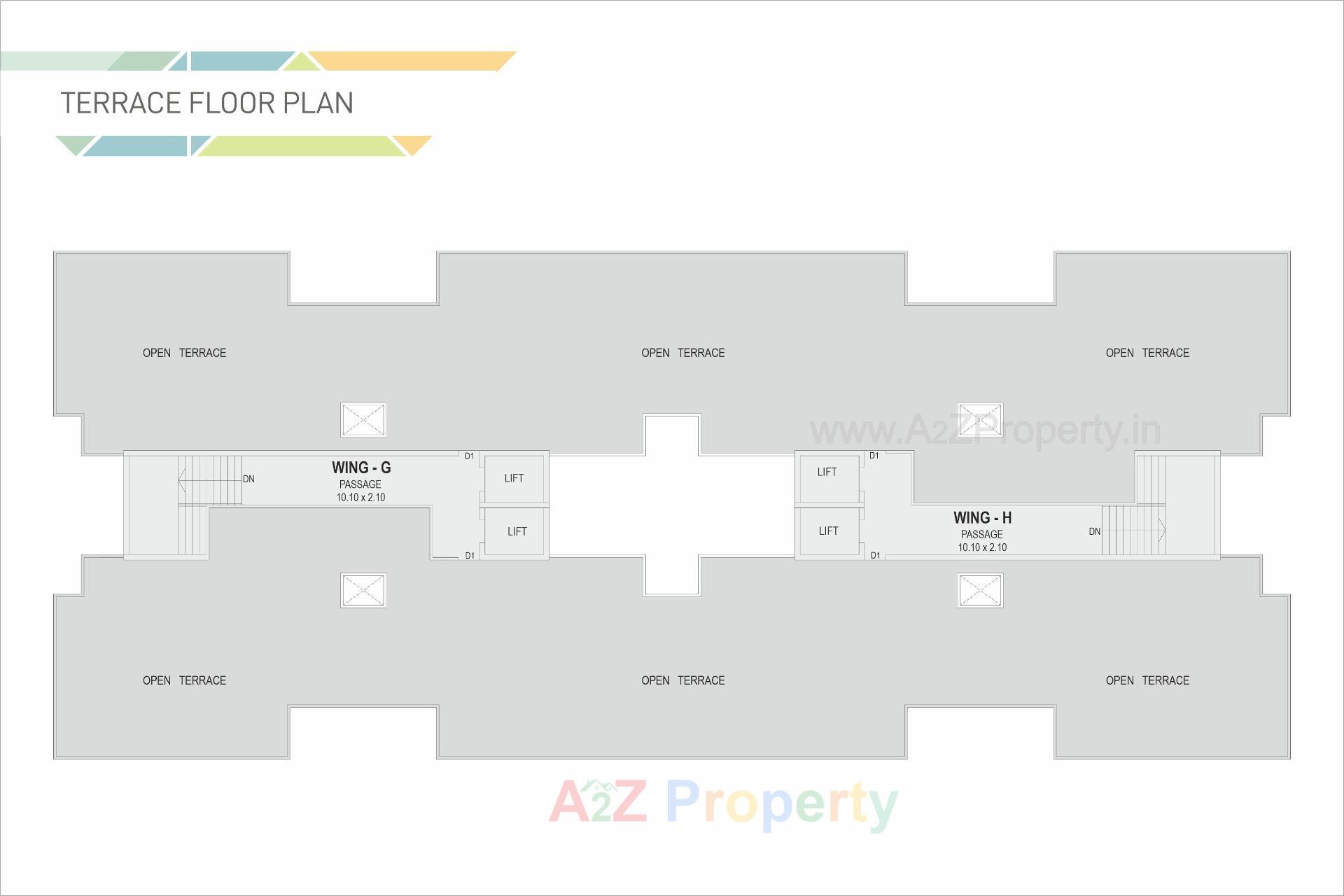 Layout of real estate project Darshanam Bliss located at Vadodara, Vadodara, Gujarat