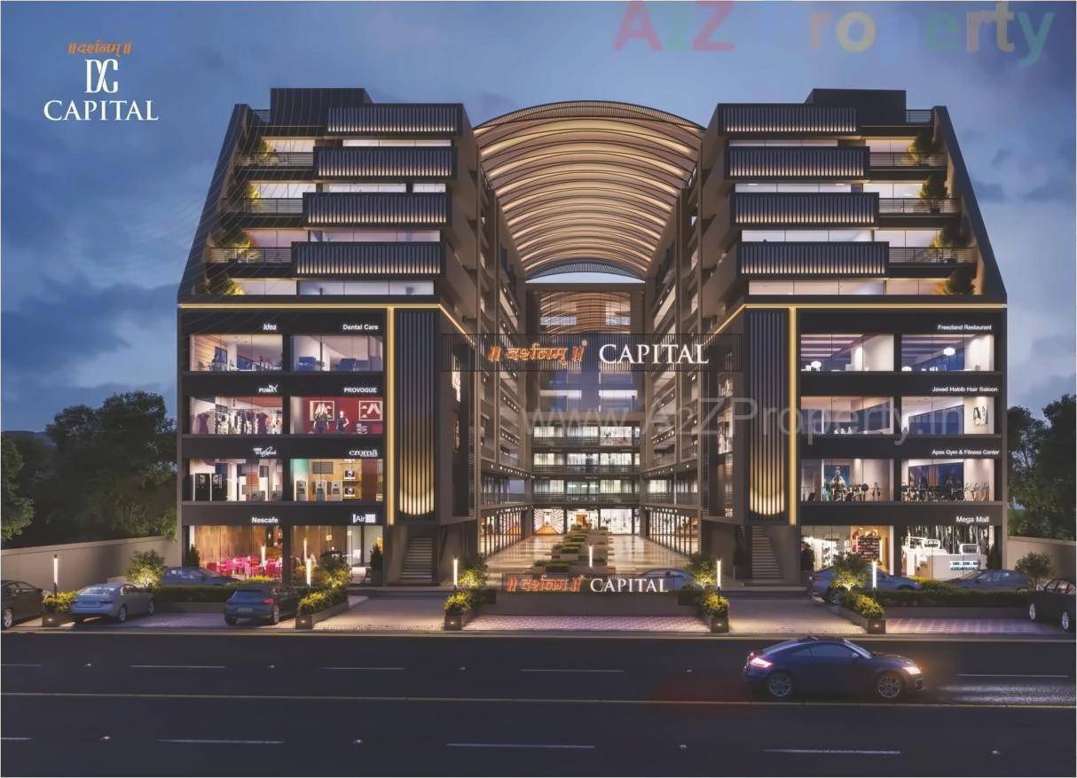 3D Elevation of real estate project Darshanam Capital located at Bhayali, Vadodara, Gujarat