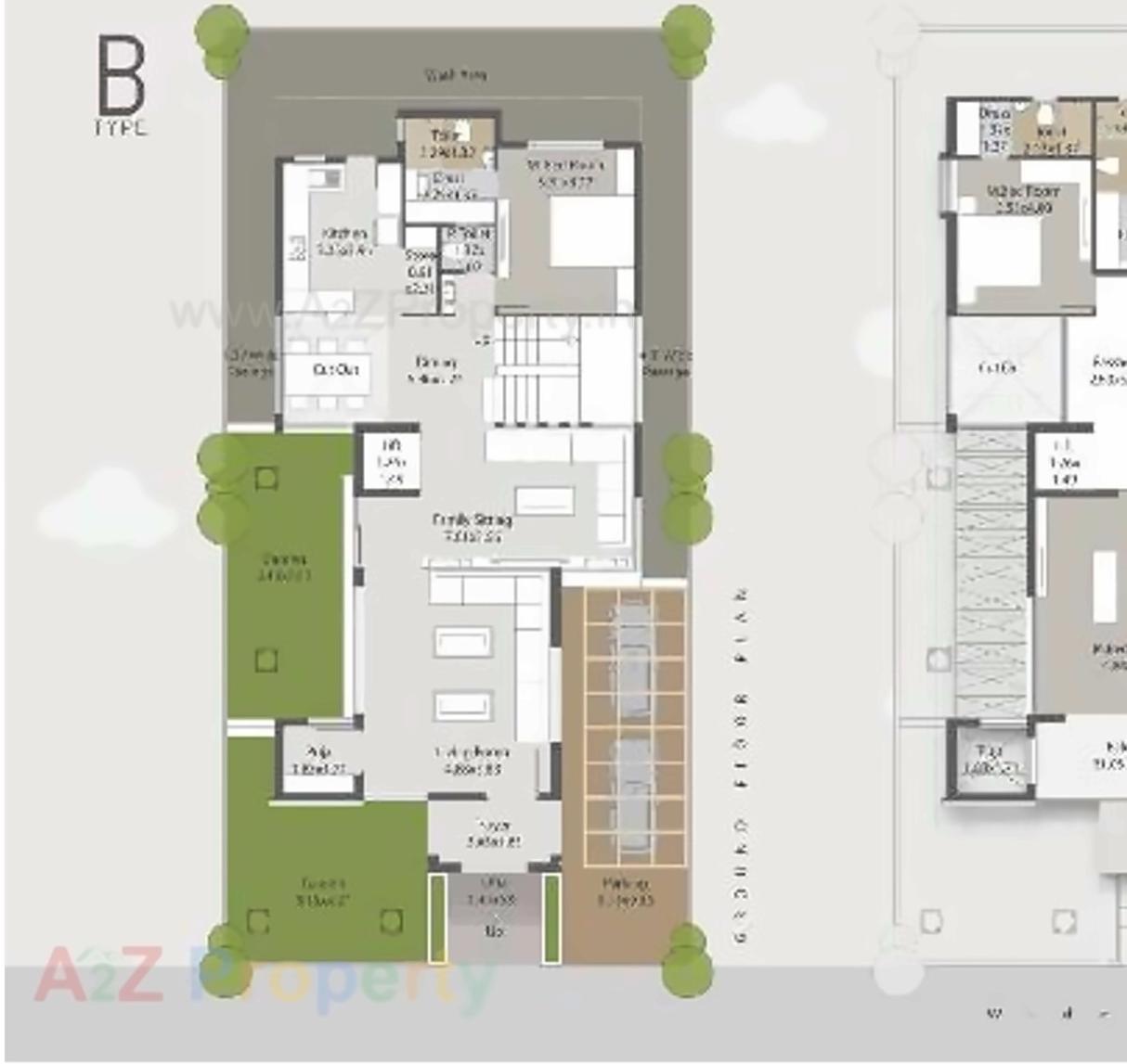 Layout of real estate project Darshanam Celestial located at Bhayli, Vadodara, Gujarat