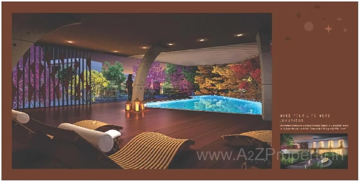 3D Elevation of real estate project Darshanam Celestial located at Bhayli, Vadodara, Gujarat