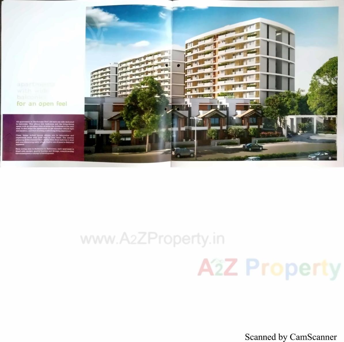 3D Elevation of real estate project Darshanam Club Life located at Gorva, Vadodara, Gujarat