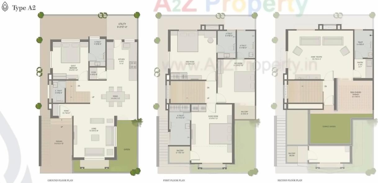 Layout of real estate project Darshanam Clublife located at Gorva, Vadodara, Gujarat