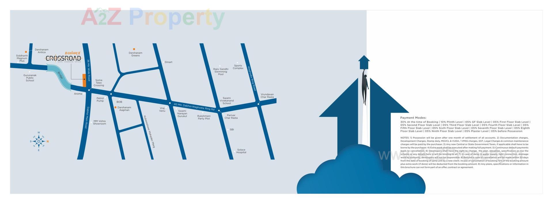  of real estate project Darshanam Crossroad located at Danteshwar, Vadodara, Gujarat