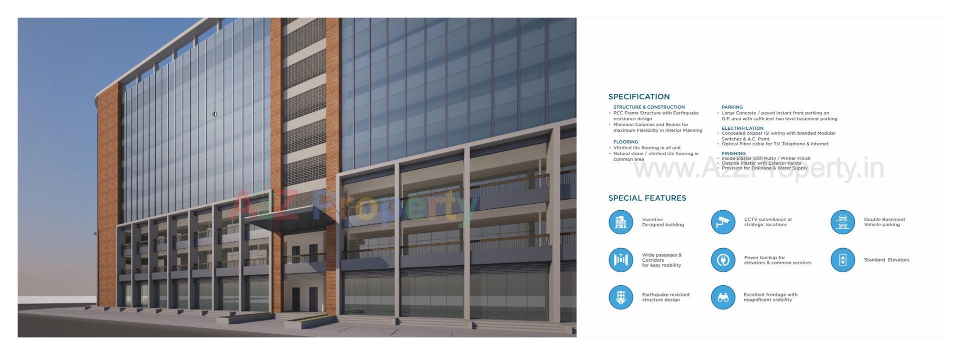  of real estate project Darshanam Crossroad located at Danteshwar, Vadodara, Gujarat