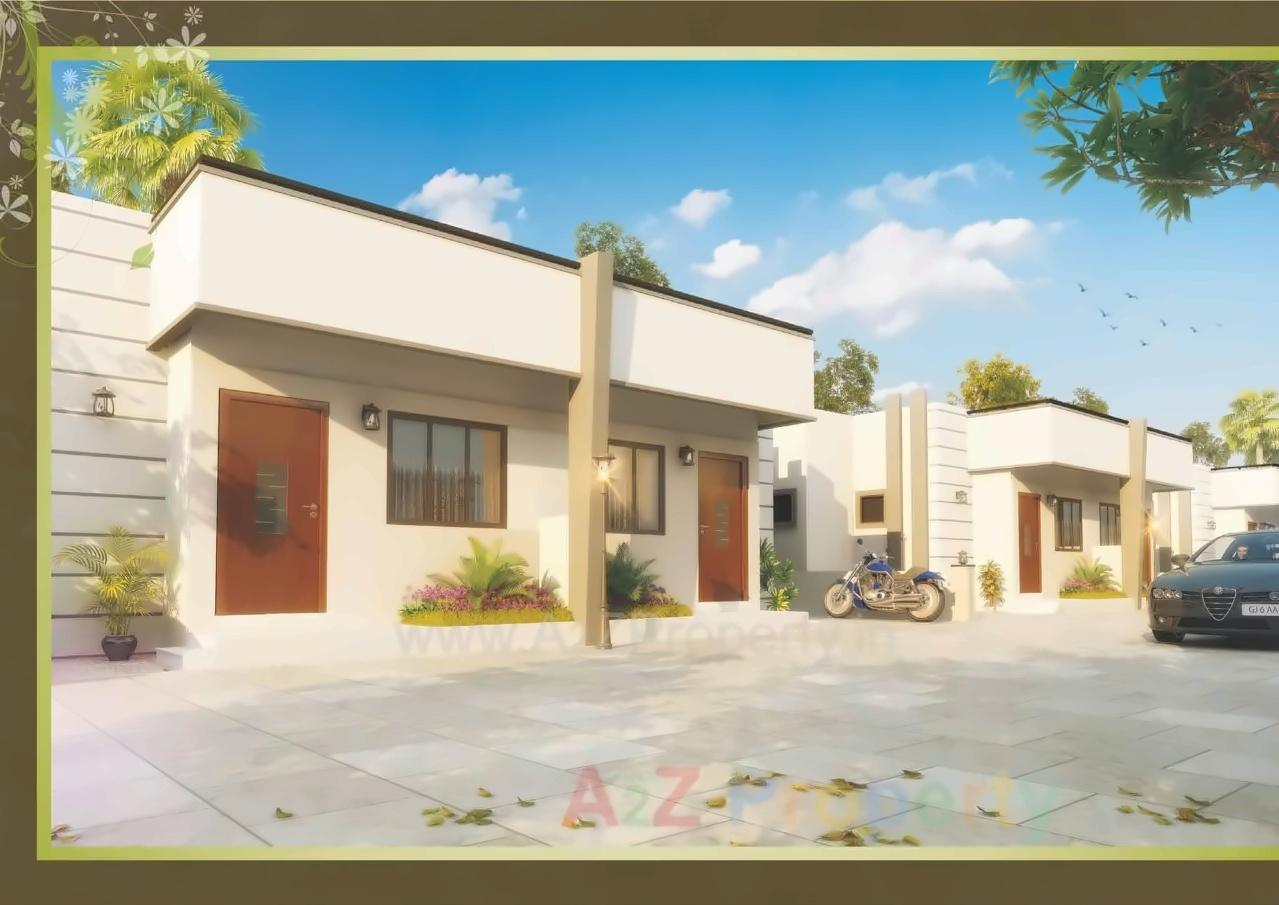 3D Elevation of real estate project Darshanam Ecovista located at Tarsali, Vadodara, Gujarat