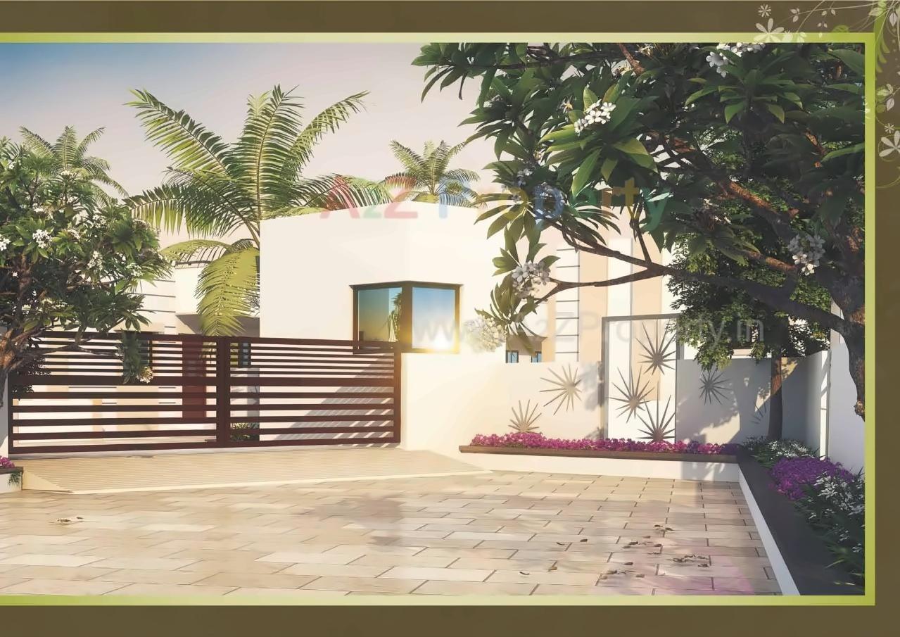 3D Elevation of real estate project Darshanam Ecovista located at Tarsali, Vadodara, Gujarat