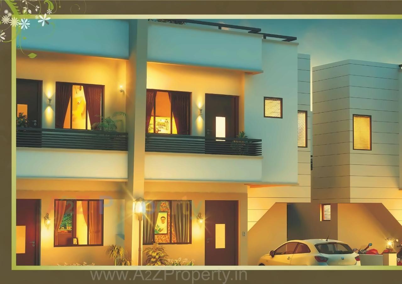 3D Elevation of real estate project Darshanam Ecovista located at Tarsali, Vadodara, Gujarat