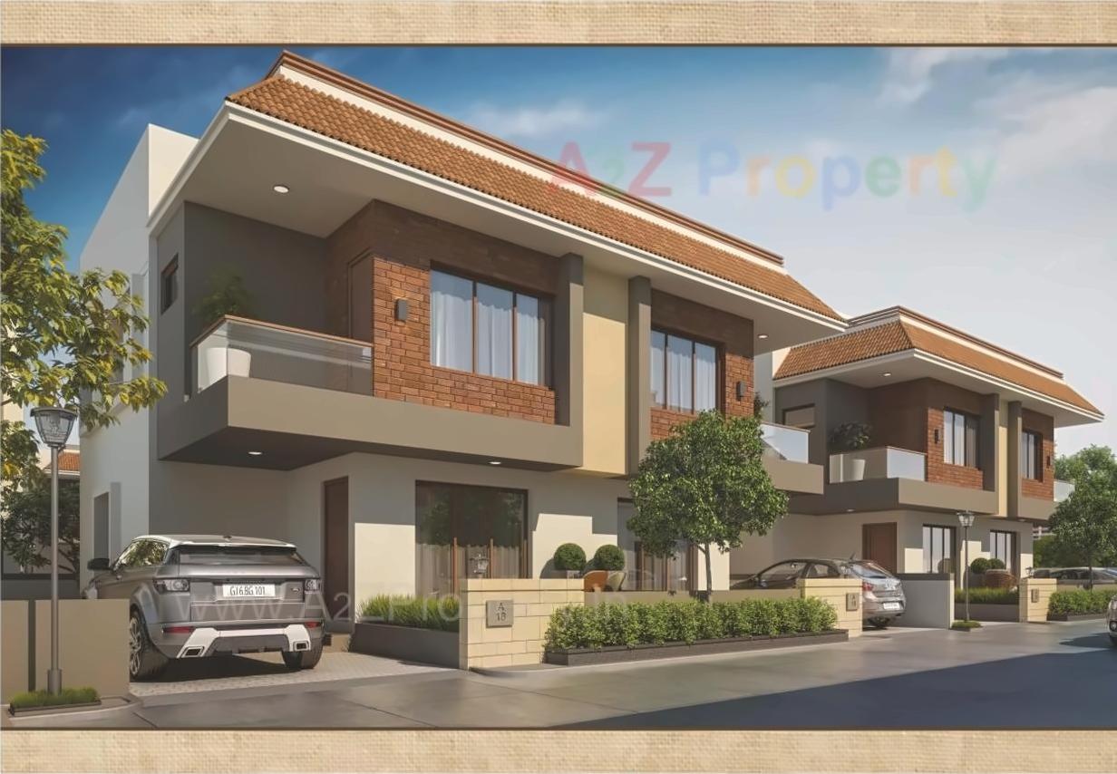 3D Elevation of real estate project Darshanam Exotica Ii located at Undera, Vadodara, Gujarat