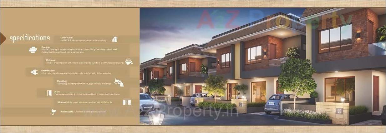 3D Elevation of real estate project Darshanam Exotica Ii located at Undera, Vadodara, Gujarat