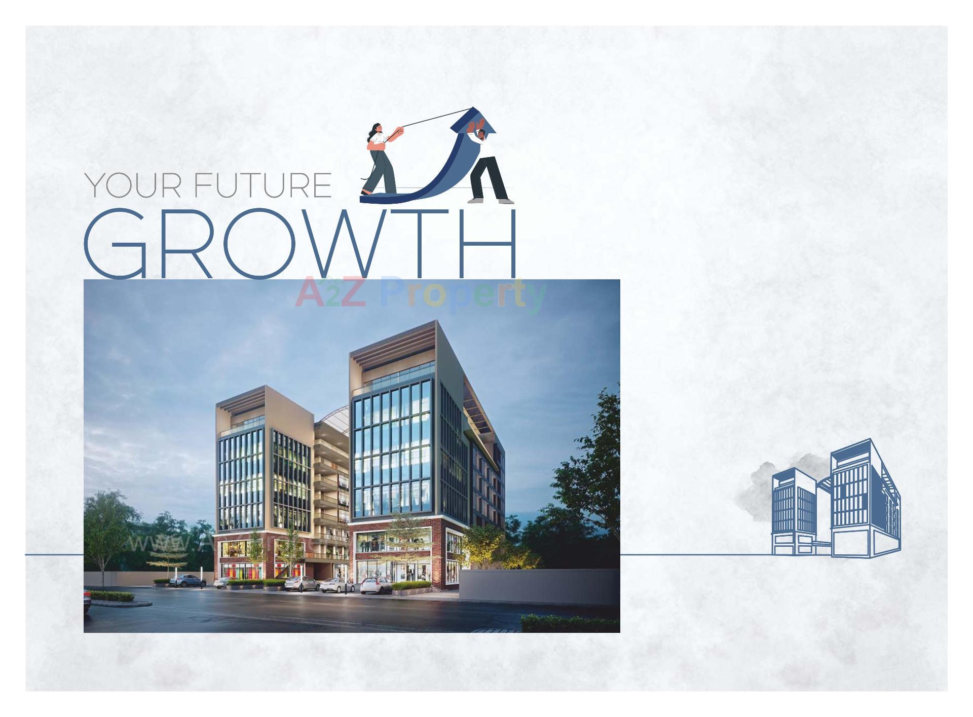  of real estate project Darshanam Galleria located at Tandalja, Vadodara, Gujarat