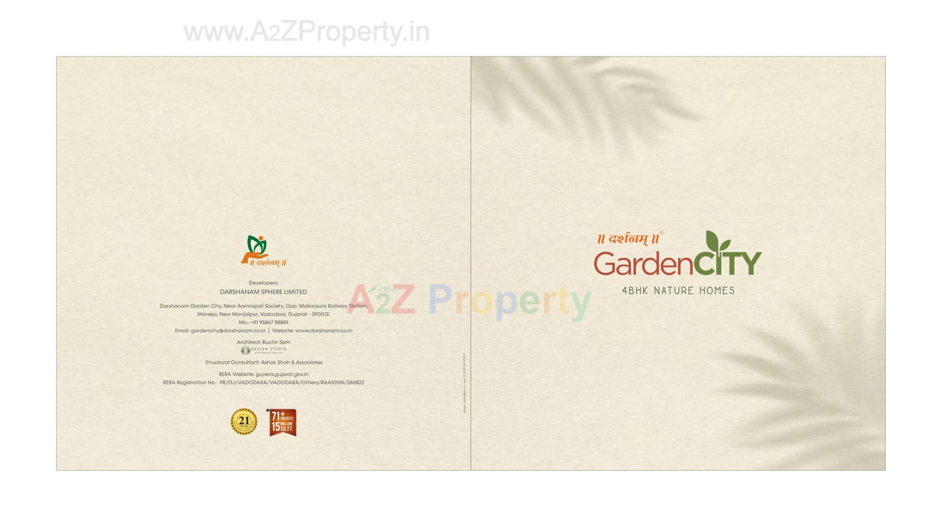  of real estate project Darshanam Garden City located at Maneja, Vadodara, Gujarat