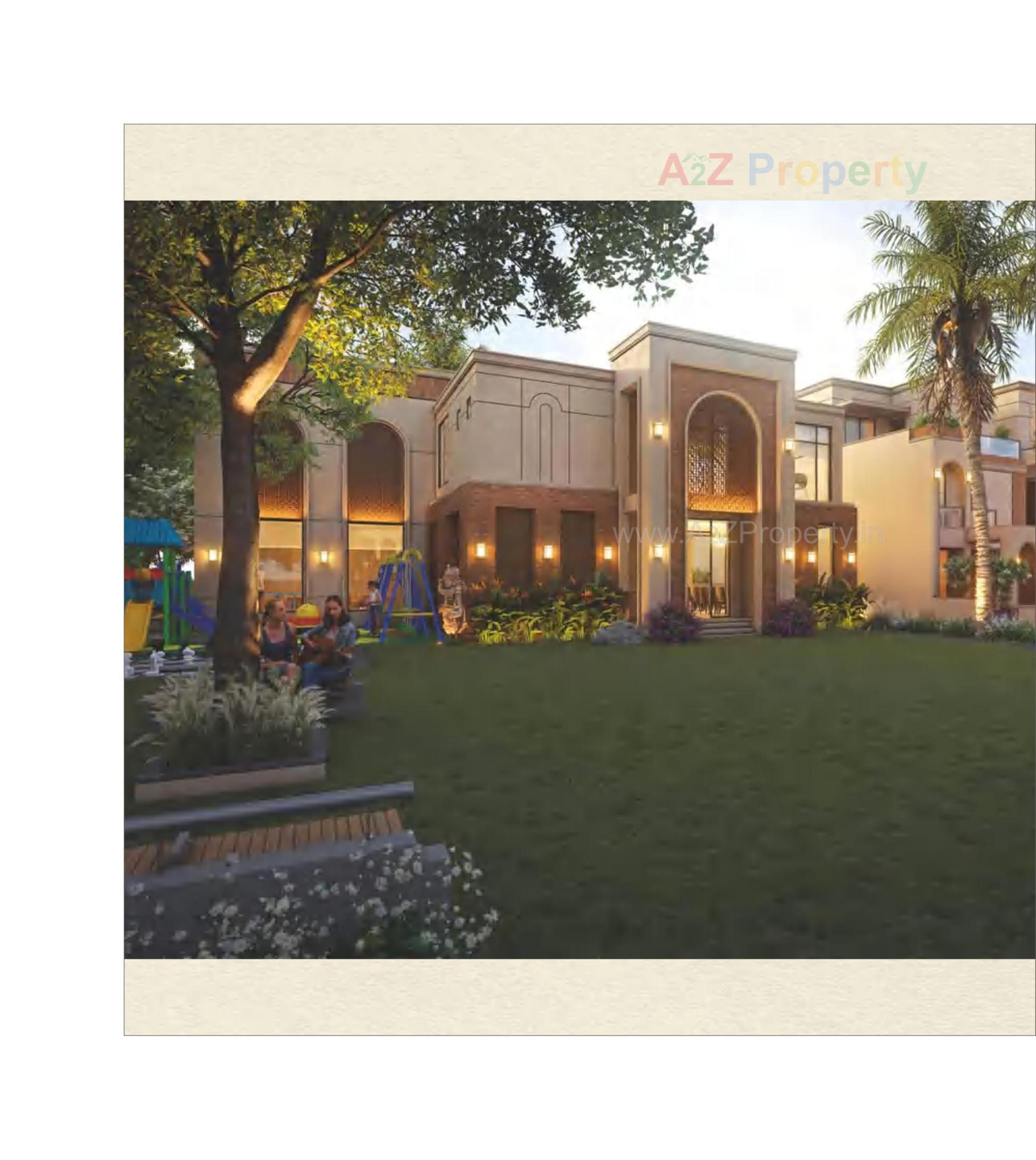 3D Elevation of real estate project Darshanam Garden City located at Maneja, Vadodara, Gujarat