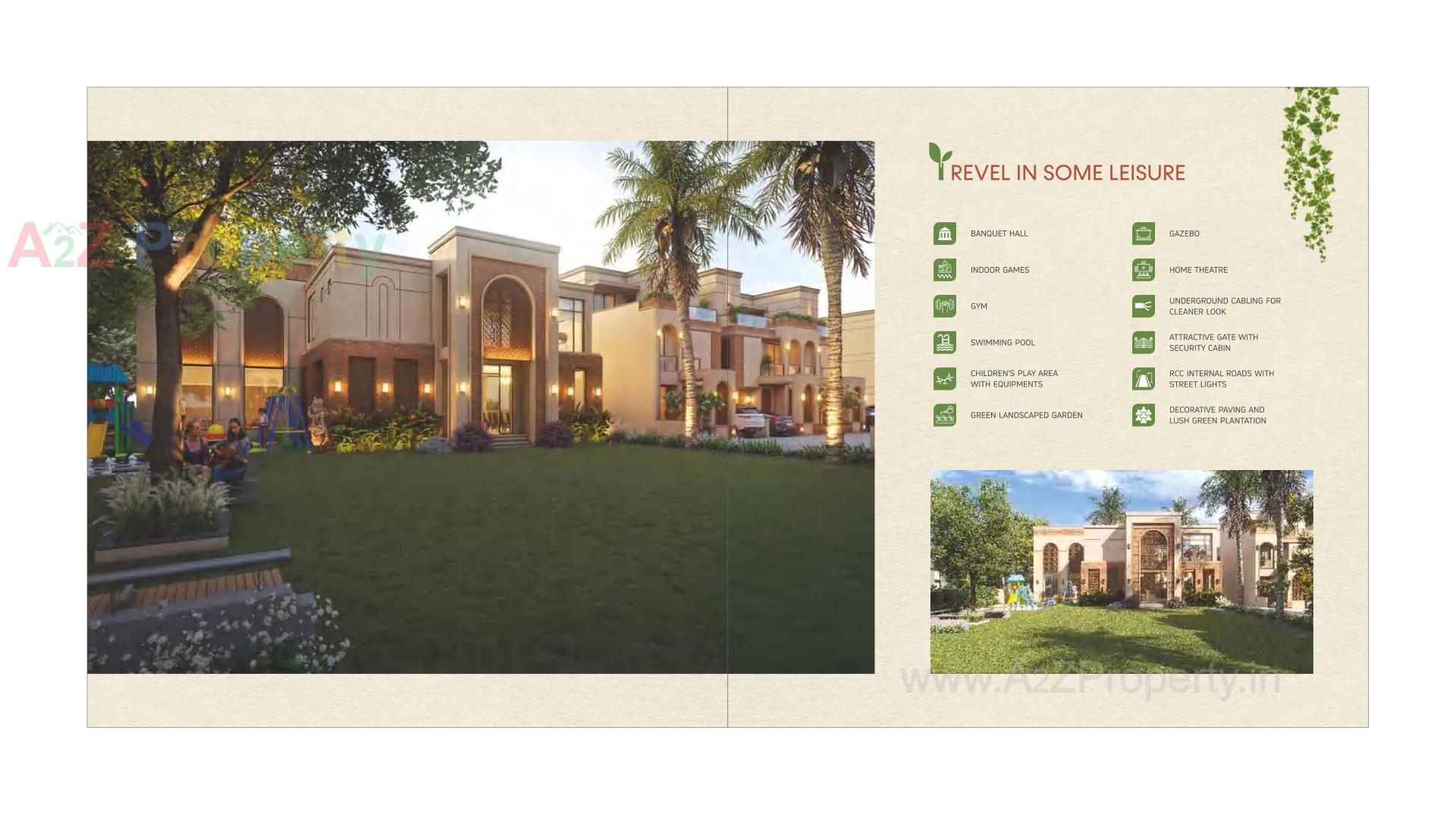 3D Elevation of real estate project Darshanam Garden City located at Maneja, Vadodara, Gujarat
