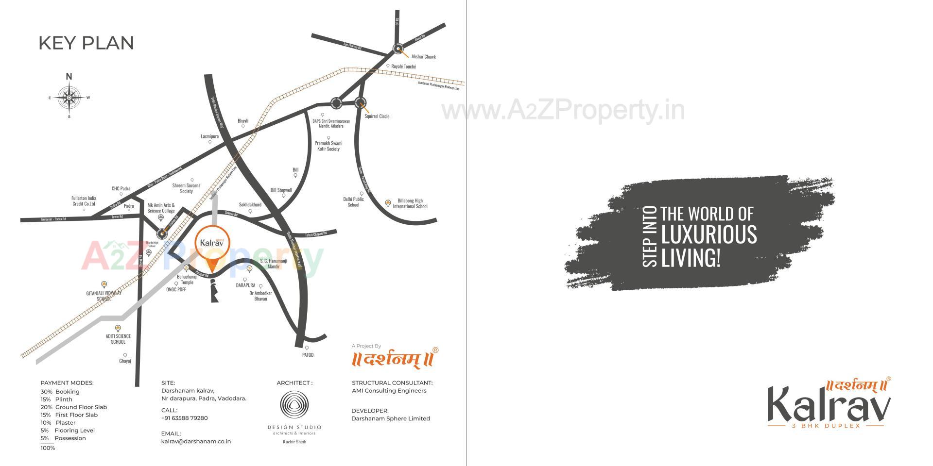  of real estate project Darshanam Kalarav located at Darapura, Vadodara, Gujarat