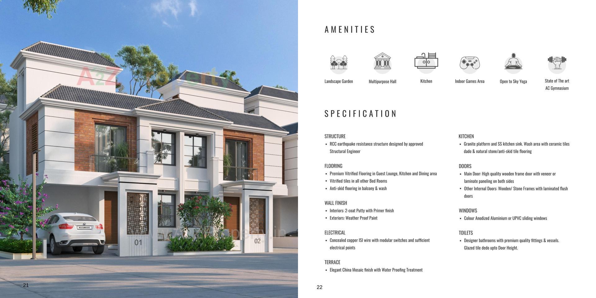 3D Elevation of real estate project Darshanam Kalarav located at Darapura, Vadodara, Gujarat