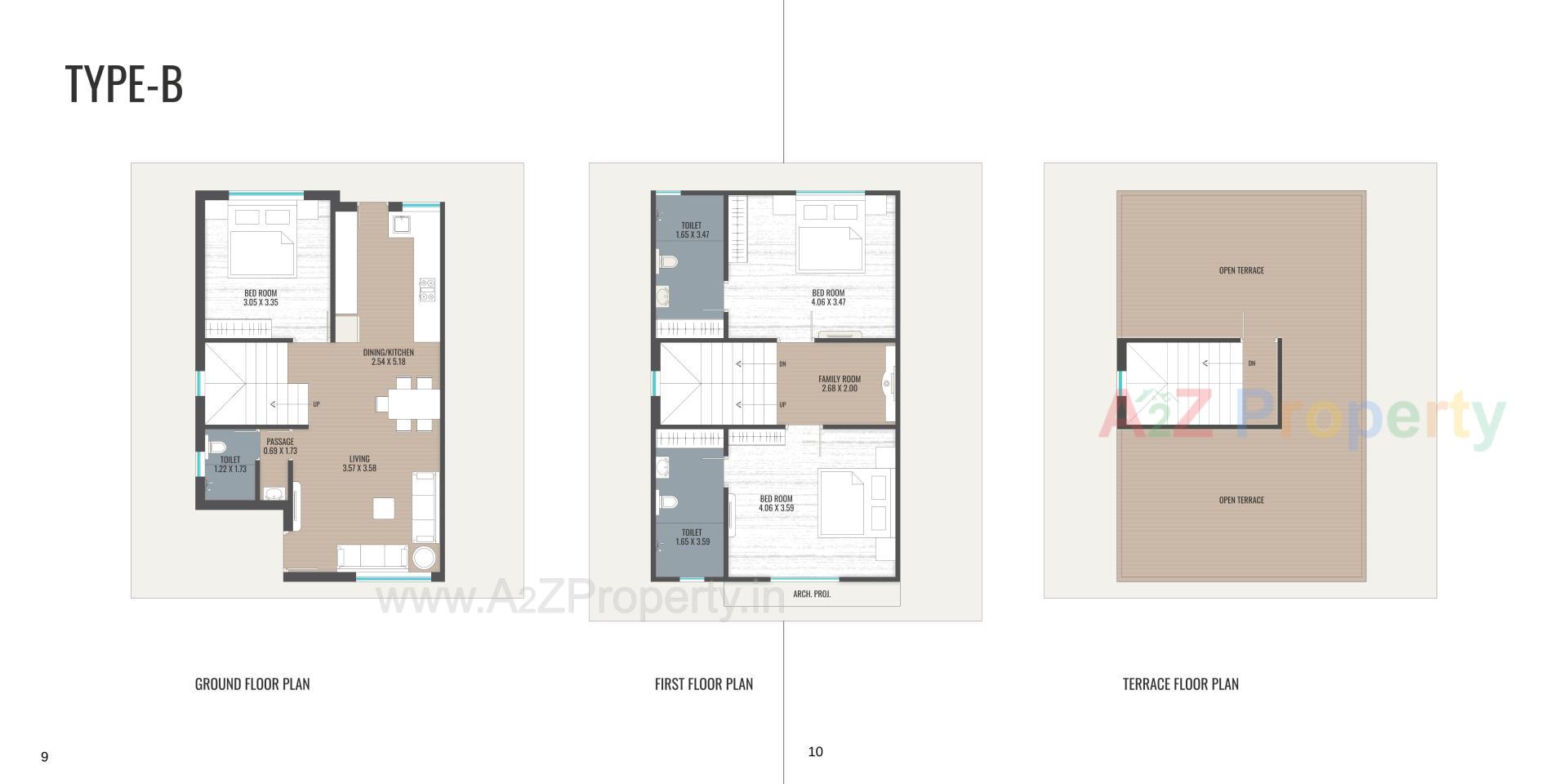 Layout of real estate project Darshanam Kalarav located at Darapura, Vadodara, Gujarat
