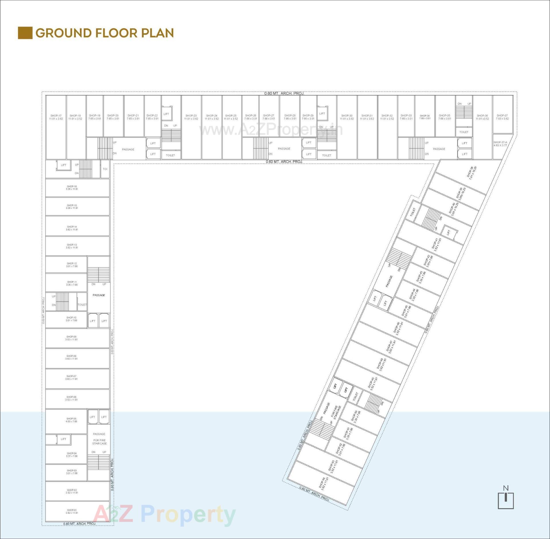 Layout of real estate project Darshanam King Square located at Gorva--ankodiya, Vadodara, Gujarat