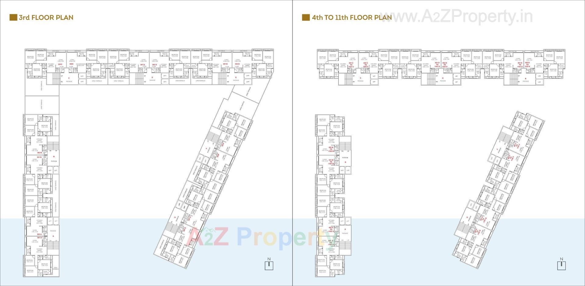Layout of real estate project Darshanam King Square located at Gorva--ankodiya, Vadodara, Gujarat