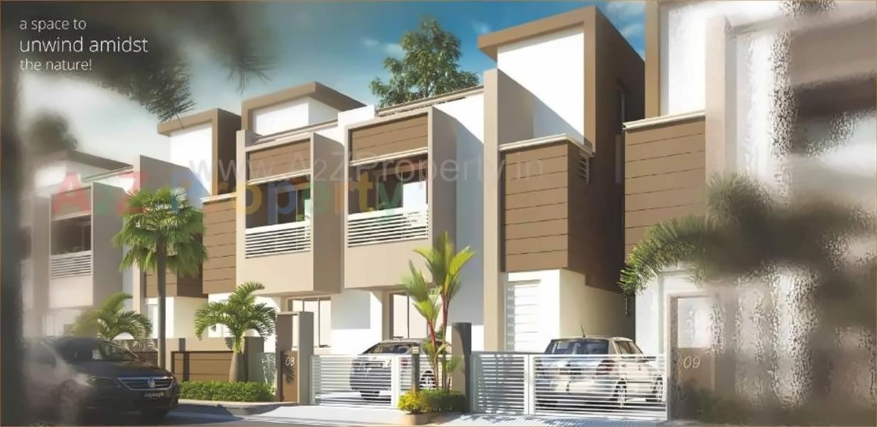 3D Elevation of real estate project Darshanam Orchid located at Sayajipura, Vadodara, Gujarat