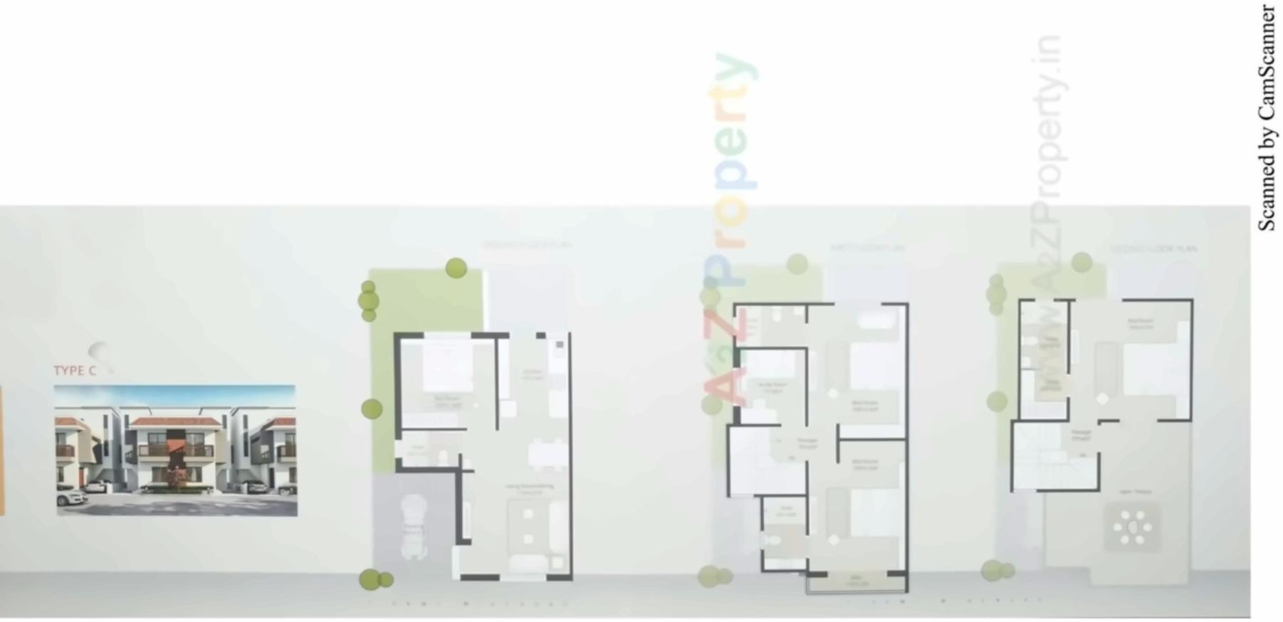 Layout of real estate project Darshanam Pearl located at Tarsali, Vadodara, Gujarat