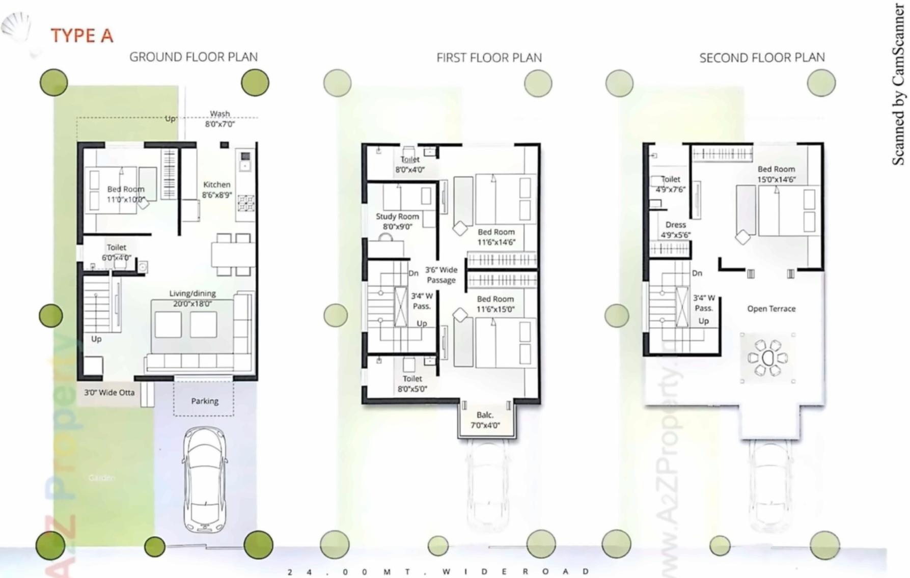 Layout of real estate project Darshanam Pearl located at Tarsali, Vadodara, Gujarat