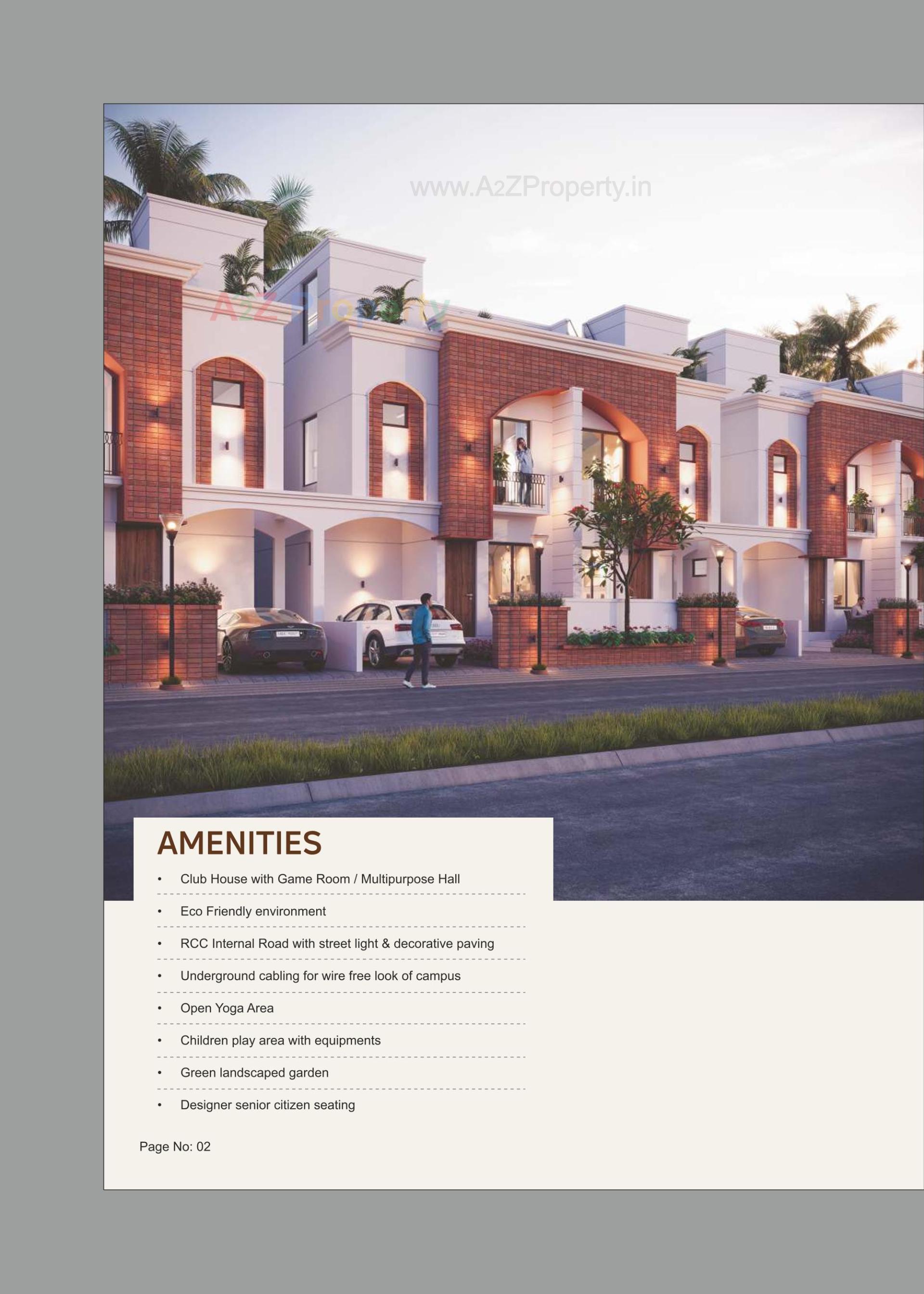 3D Elevation of real estate project Darshanam Pride located at Tarsali, Vadodara, Gujarat