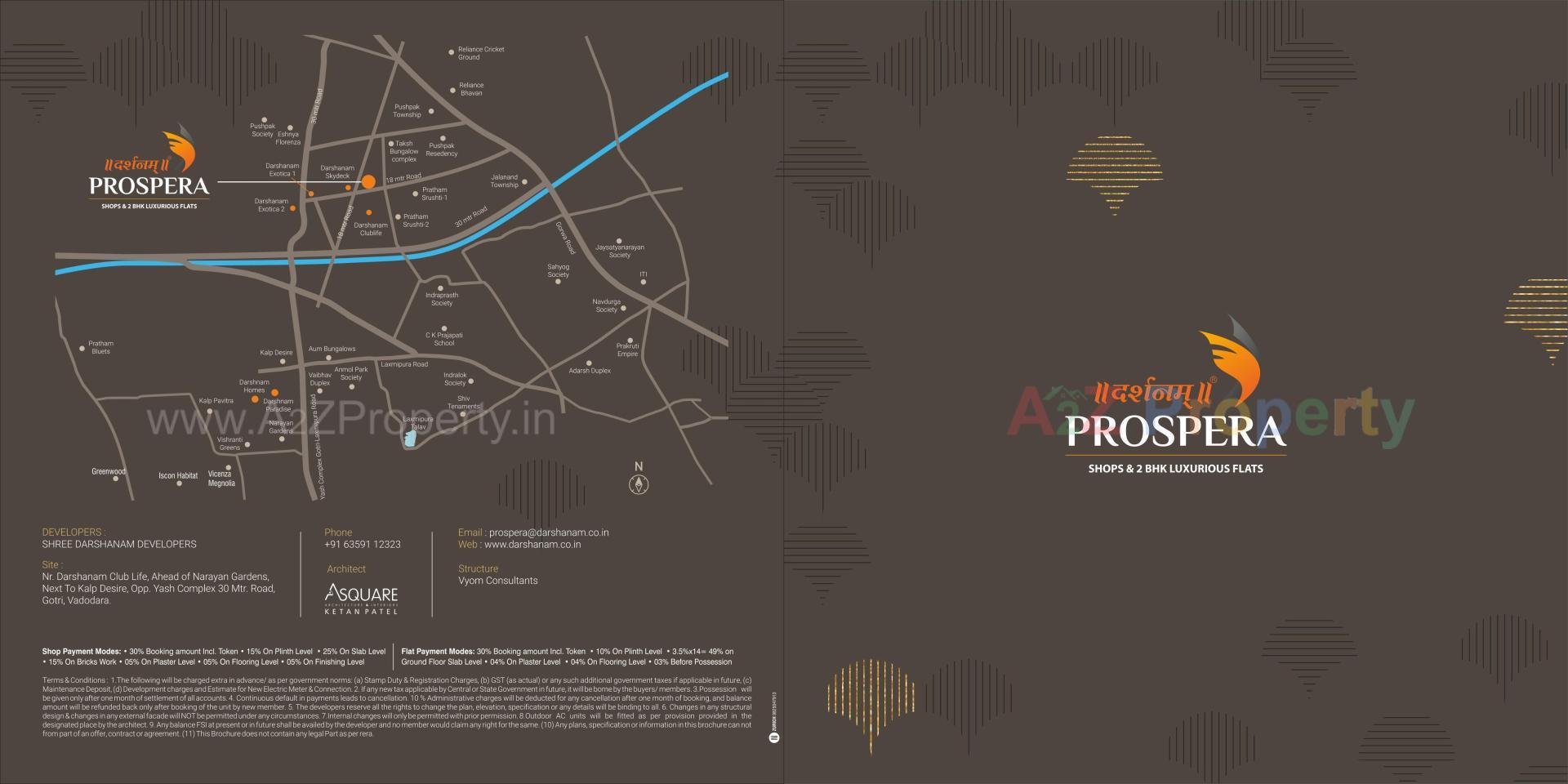  of real estate project Darshanam Prospera located at Gorwa, Vadodara, Gujarat