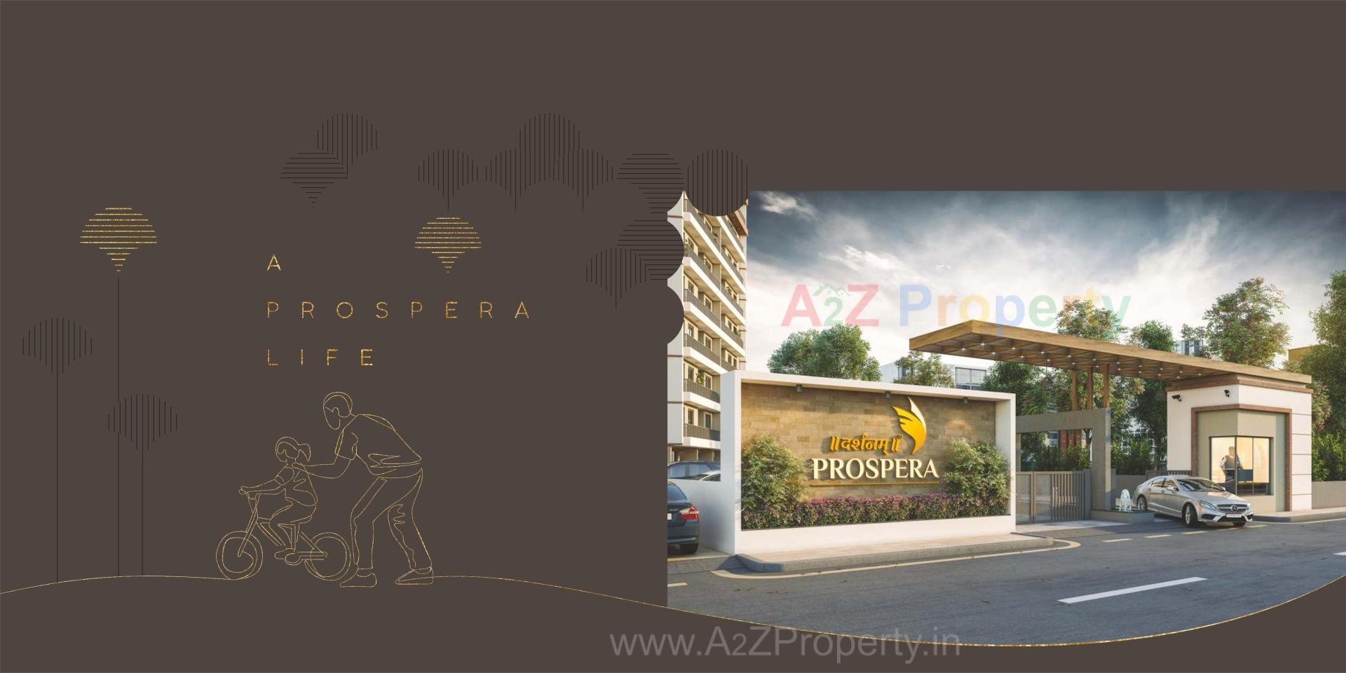 3D Elevation of real estate project Darshanam Prospera located at Gorwa, Vadodara, Gujarat