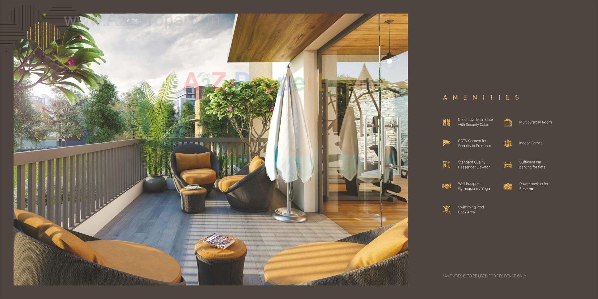 3D Elevation of real estate project Darshanam Prospera located at Gorwa, Vadodara, Gujarat