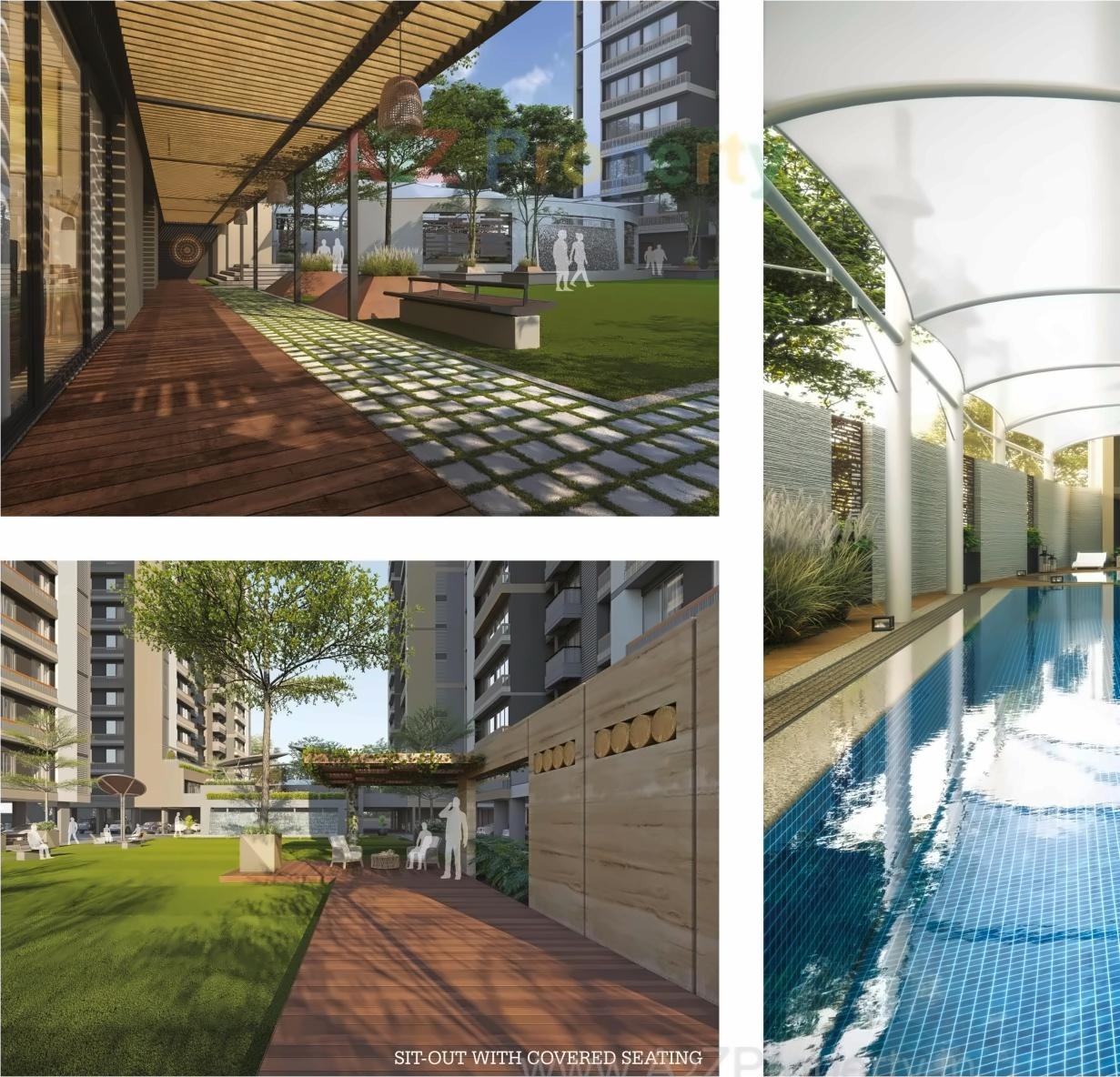 3D Elevation of real estate project Darshanam Splendora Ii located at Bhayli, Vadodara, Gujarat